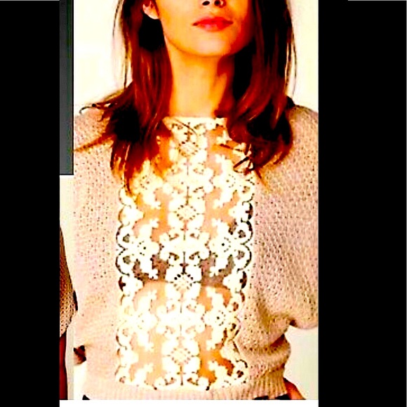 Free People Goldie Lurex Swit Sweater - Picture 2 of 9